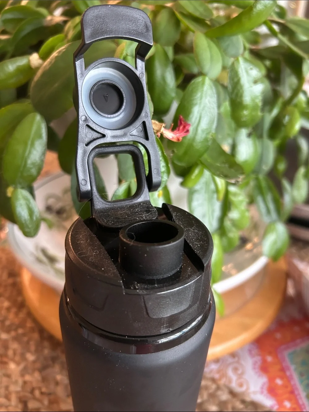 Matte Black Insulated Bottle with Flip Spout - Mr. George